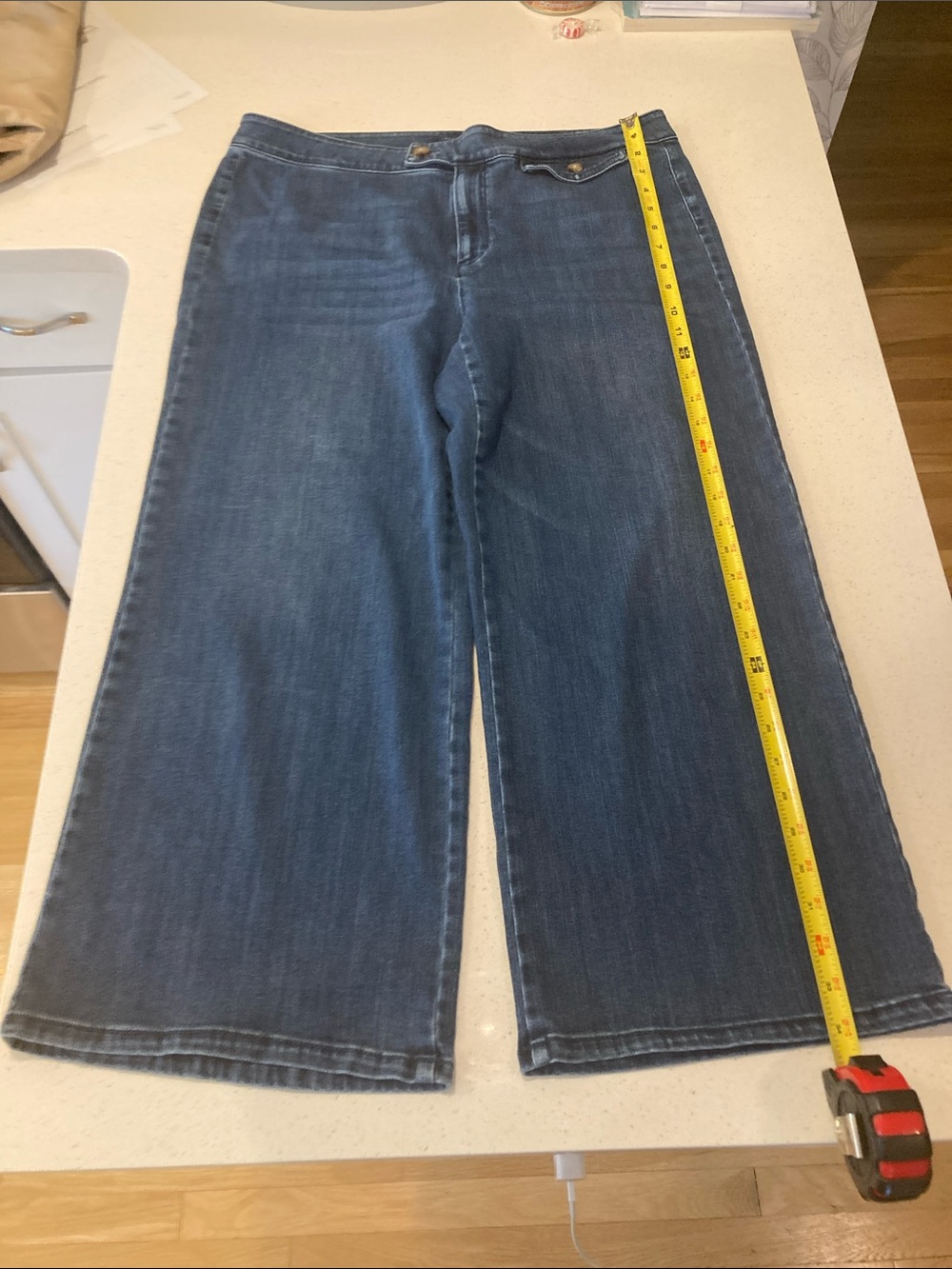 Women’s J Jill Wide-Leg Jeans in Medium Dark Blue